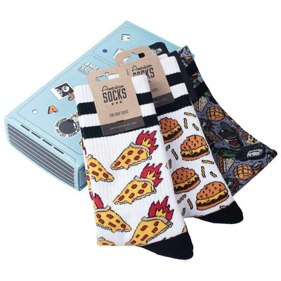 American Socks White Frosty Fridge Gift Box Socks