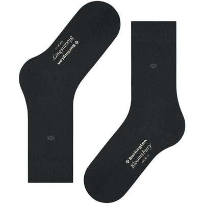 Burlington Black Bloomsbury Socks