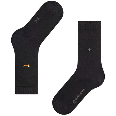 Burlington Black Brit Style Socks