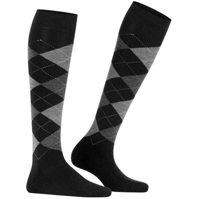 Burlington Black Marylebone Knee High Socks