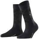 Burlington Black Marylebone Lurex Socks