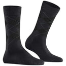 Burlington Black Marylebone Lurex Socks