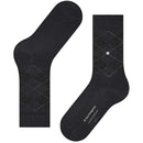 Burlington Black Marylebone Lurex Socks