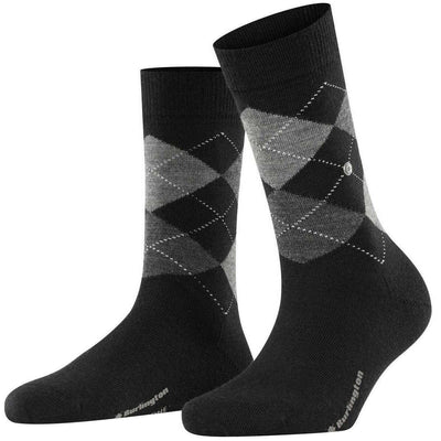 Burlington Black Marylebone Socks