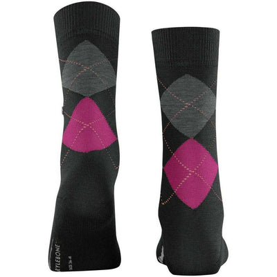 Burlington Black Marylebone Socks