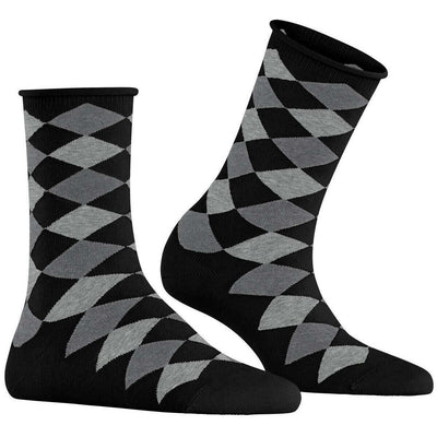 Burlington Black Sandy Short Socks