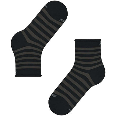 Burlington Black Swansea Short Socks