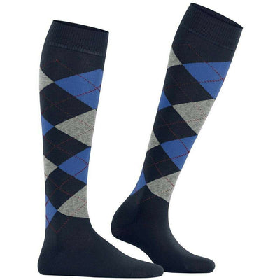 Burlington Blue Marylebone Knee High Socks