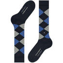 Burlington Blue Marylebone Knee High Socks