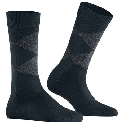 Burlington Blue Marylebone Lurex Socks