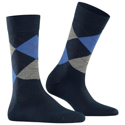 Burlington Blue Marylebone Socks