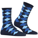 Burlington Blue Sandy Short Socks