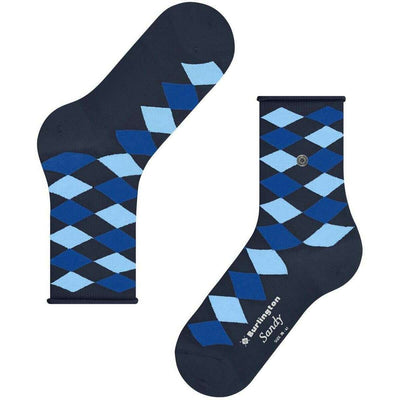 Burlington Blue Sandy Short Socks