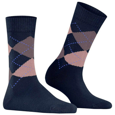 Burlington Blue Whitby Socks