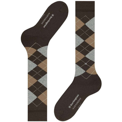 Burlington Brown Marylebone Knee High Socks