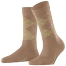 Burlington Brown Marylebone Lurex Socks