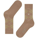 Burlington Brown Marylebone Lurex Socks