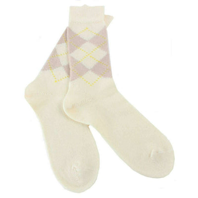 Burlington Cream Whitby Socks