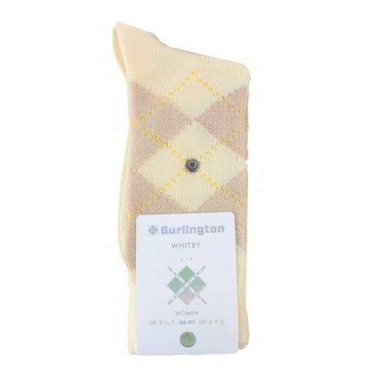 Burlington Cream Whitby Socks