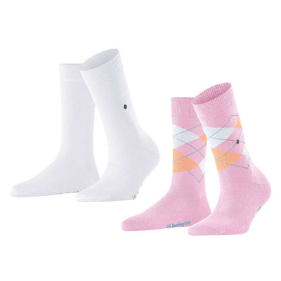 Burlington Pink Everyday Mix 2 Pack Socks