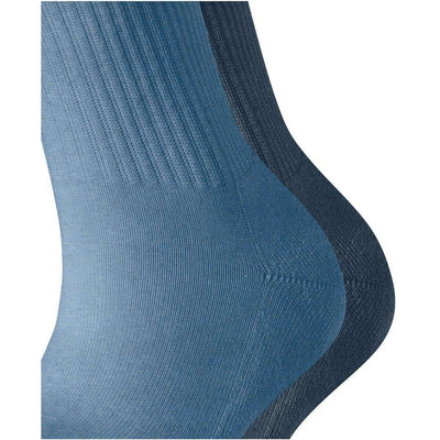 Esprit Blue Basic Tennis 2 Pack Socks