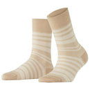 Falke Beige Sensitive Sunset Stripe Socks