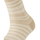 Falke Beige Sensitive Sunset Stripe Socks