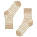 Falke Beige Sensitive Sunset Stripe Socks