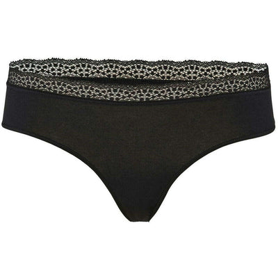 Falke Black Daily Lace Low-Rise Brief