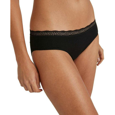 Falke Black Daily Lace Low-Rise Brief