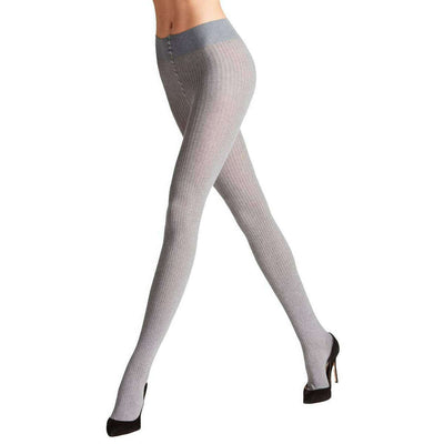 Falke Grey Family Rib Tights