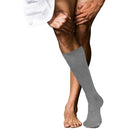 Falke Grey No 13 Finest Piuma Cotton Knee High Socks