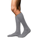 Falke Grey No 13 Finest Piuma Cotton Knee High Socks