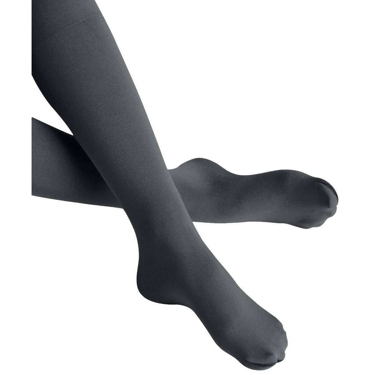 Falke Grey Seidenglatt 40 Denier Knee High Tights | The Socks Emporium