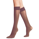 Falke Red Pure Matt 50 Denier Knee High Socks