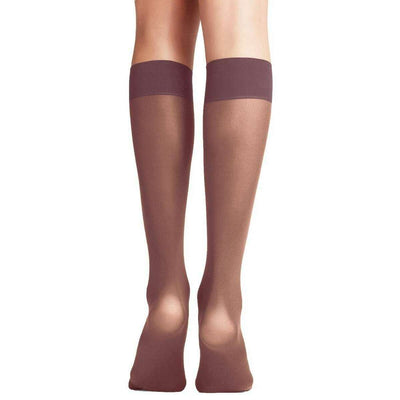 Falke Red Pure Matt 50 Denier Knee High Socks