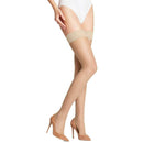 Falke White Shelina 12 Denier Stay Up Stockings