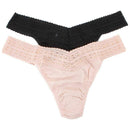 Hanky Panky Black Dream 2 Pack Original Rise Thong