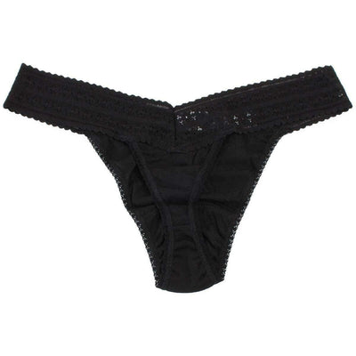 Hanky Panky Black Dream 2 Pack Original Rise Thong