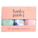 Hanky Panky Blue Signature Lace 3 Pack Low Rise Thong