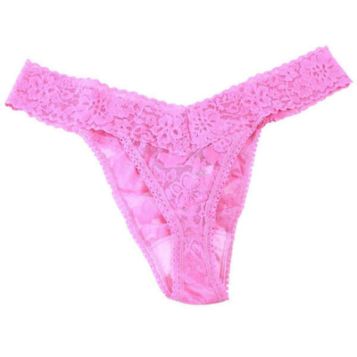 Hanky Panky Pink Daily Lace 3 Pack Original Rise Thong