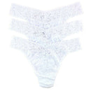 Hanky Panky White Signature Lace 3 Pack Original Rise Thong