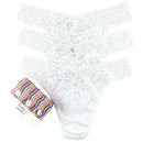 Hanky Panky White Signature Lace 3 Pack Original Rise Thong