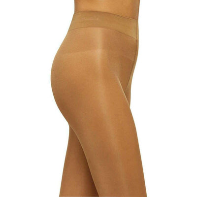 Wolford Beige Satin Touch Sheer Shimmer 20 Denier Tights