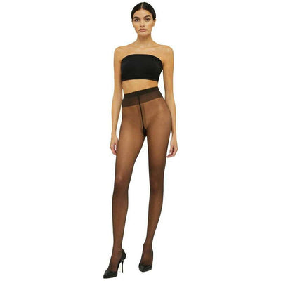 Wolford Black Individual Ultra Sheer 10 Denier Tights