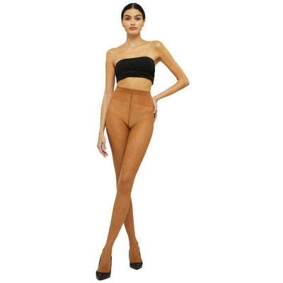 Wolford Brown Individual Ultra Sheer 10 Denier Tights