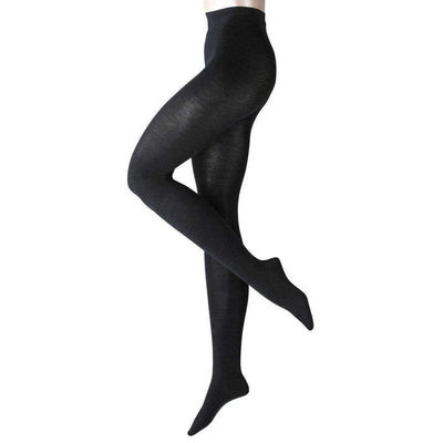 Falke Grey Softmerino Tights 