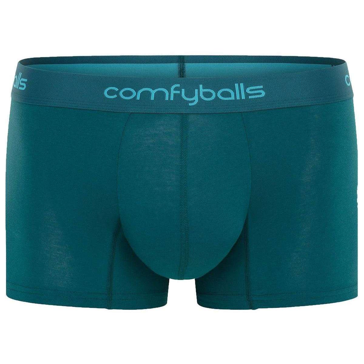 Comfyballs Cotton Long Black No Show Boxer, best mens underwear!