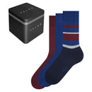 Falke Navy Happy Box 3-Pack Socks