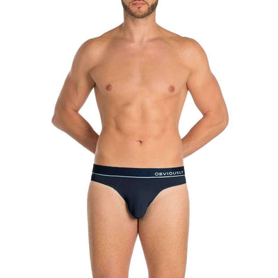 Obviously Navy PrimeMan AnatoMAX Hipster Brief